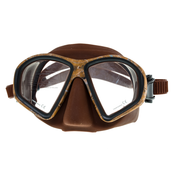 Маска для подводной охоты и дайвинга Marlin Matte Brown