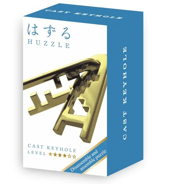 Головоломка міні металева Замок HUZZLE Keyhole Gold 4 рівень (515178)