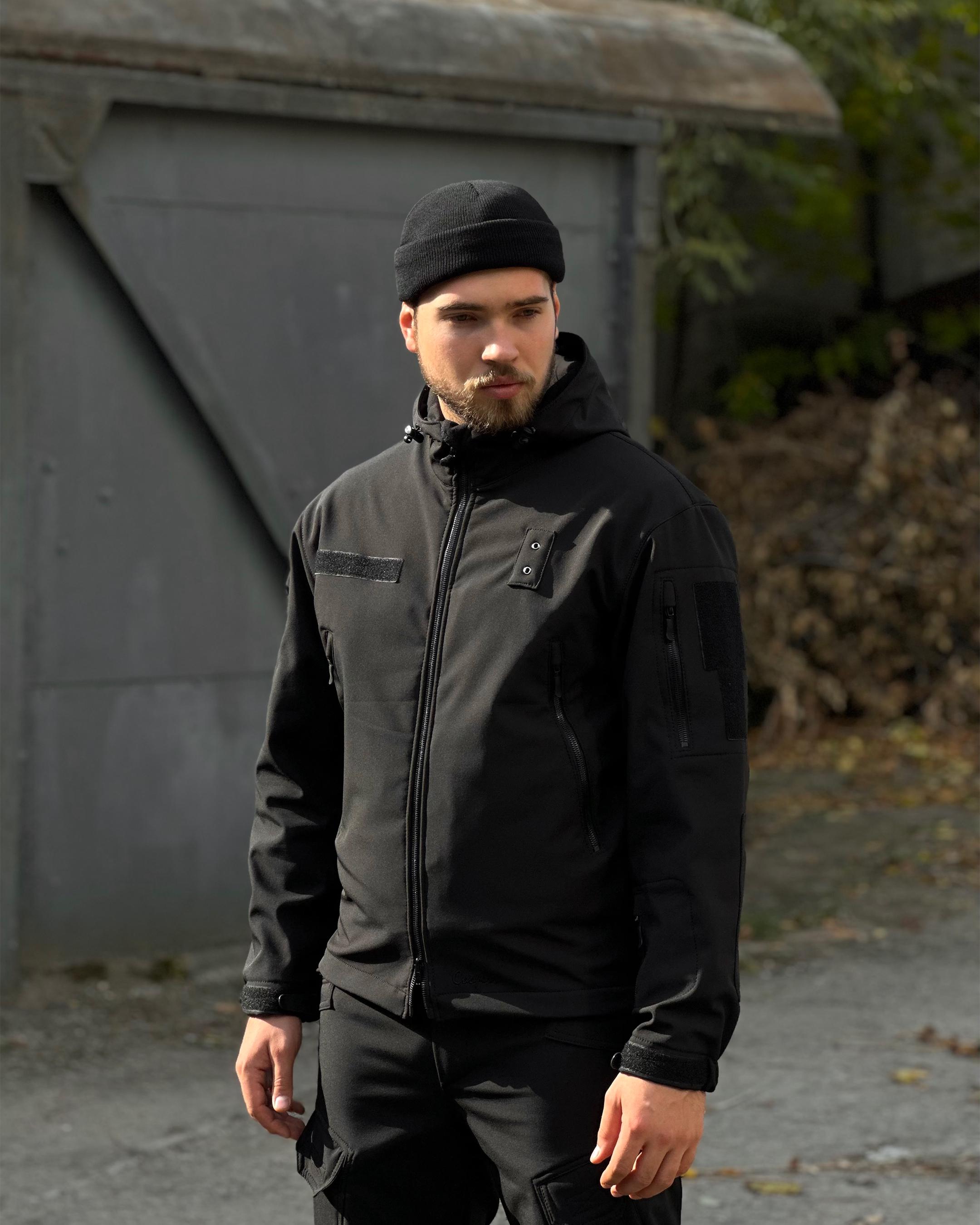 Куртка военная COOPERR Soft Shell II XS Черный (KUR-1.1.XS) - фото 3