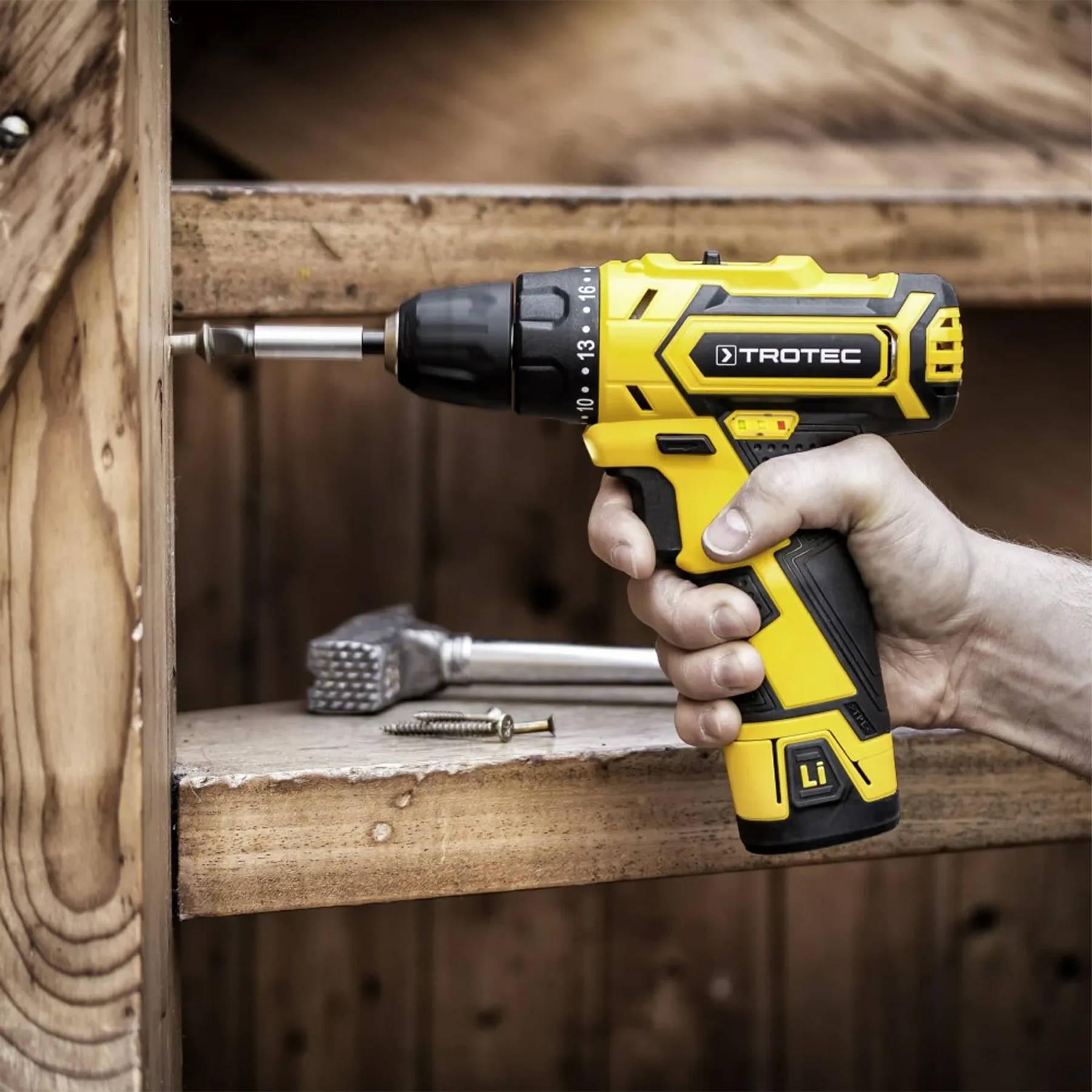 Дриль-шурупокрут акумуляторний Trotec PSCS 11-12V з кейсом (4410000102) - фото 21 Дриль-шурупокрут акумуляторний Trotec PSCS 11-12V з кейсом (4410000102) - фото 21