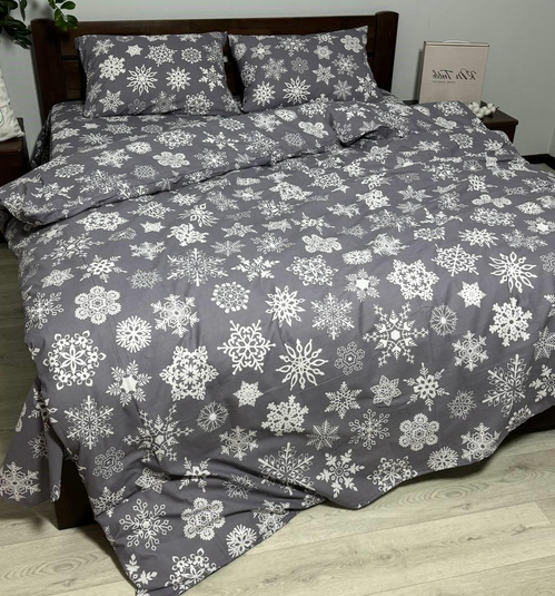 Комплект постельного белья Snowy двухспальный Фланель 200х220 см (F-S1510/2.0)