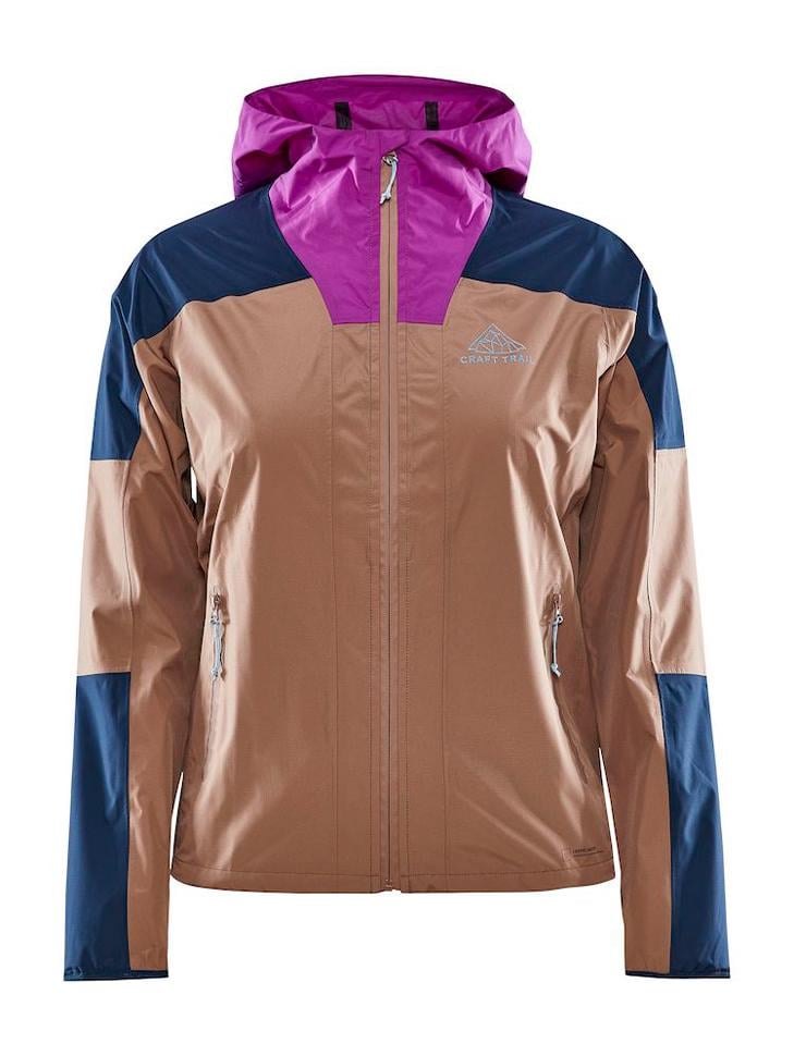 Жіноча куртка CRAFT PRO Trail Hydro Jacket 1912448-698224 M Tide/Sepia