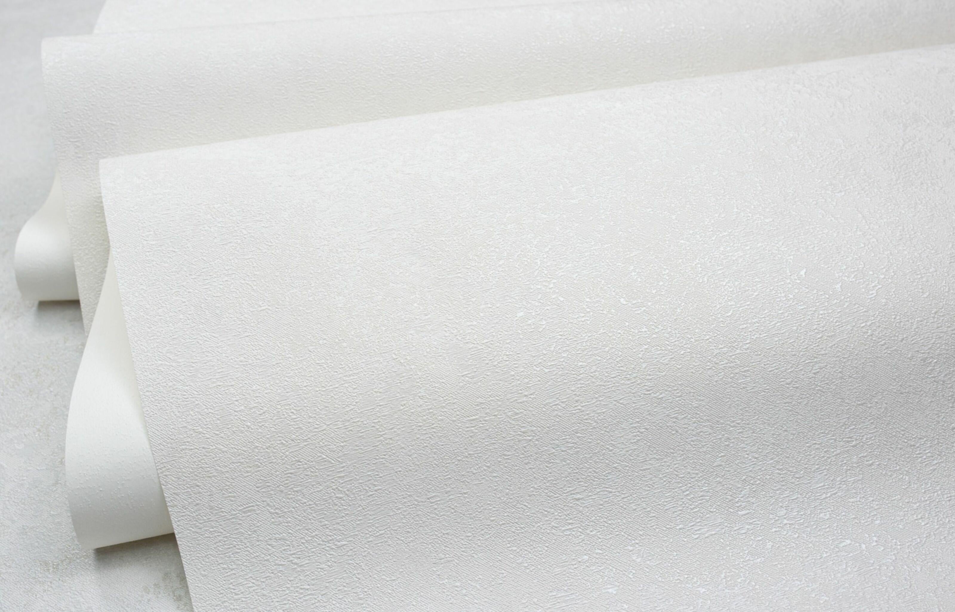 Обои флизелиновые SINTRA Lorenzo UNI 406700 винил горячего тиснения 1,06х10,05 м Белый