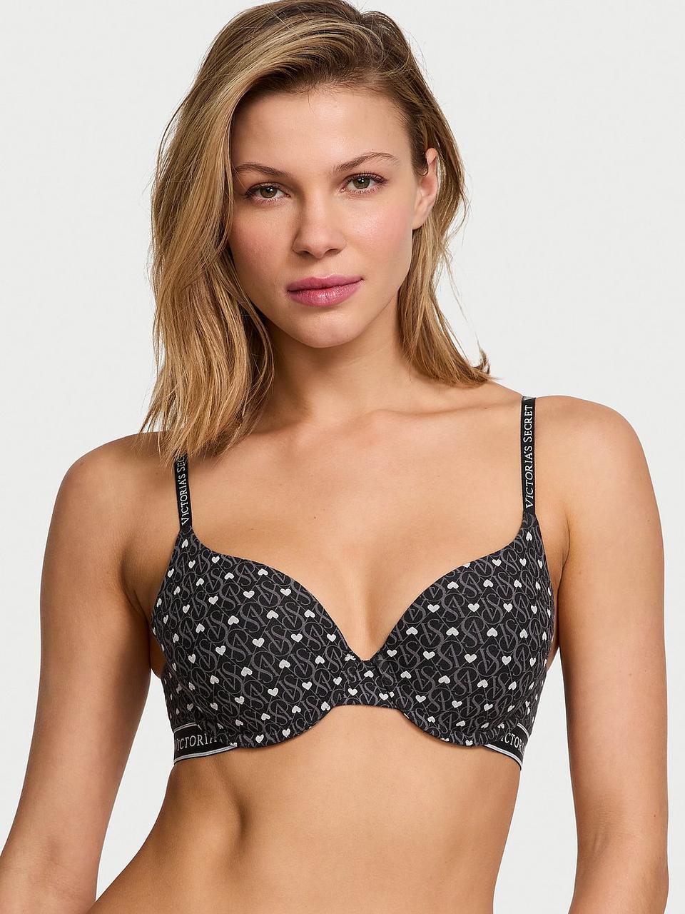 Бюстгальтер Victoria's Secret Perfect Shape Cotton 70A Чорний (2126439778276)