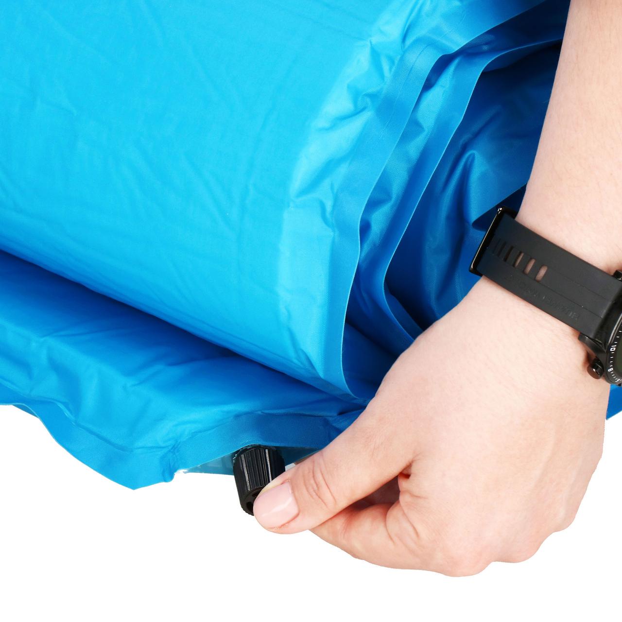 Коврик самонадувающийся Springos PM036 186x53x2,5 см с подушкой - фото 2