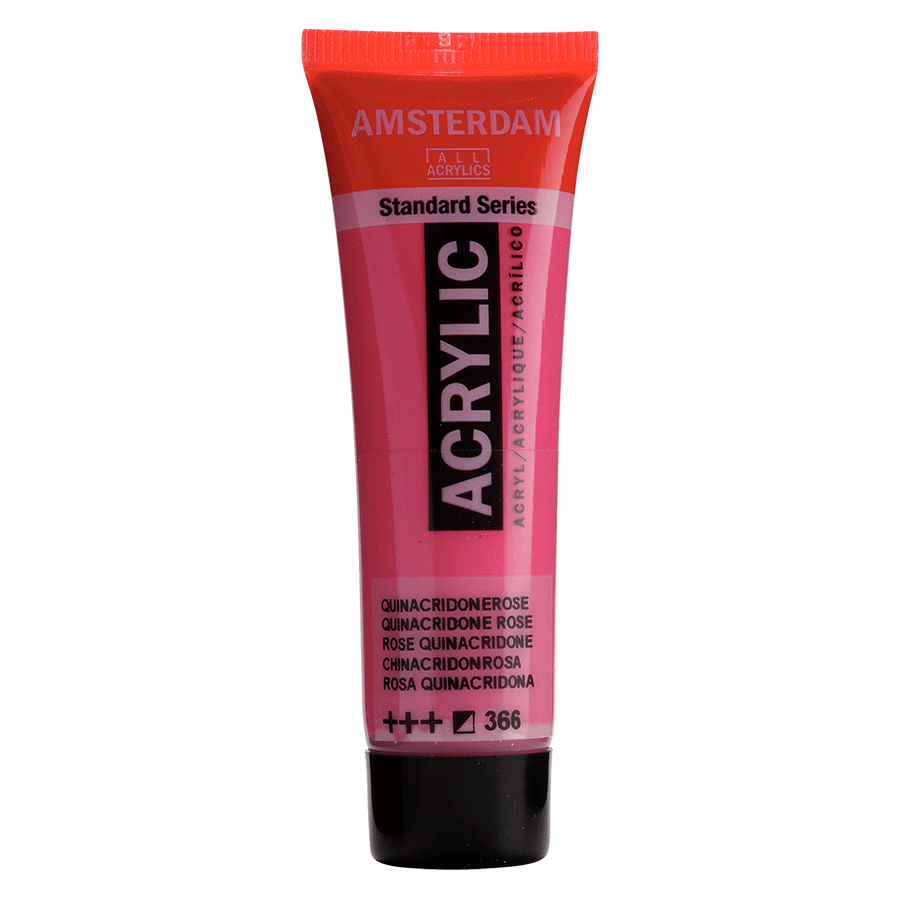 Краска акриловая AMSTERDAM Royal Talens 17043660 3 шт. 20 мл 366 Хинакридон розовый (8712079347789)