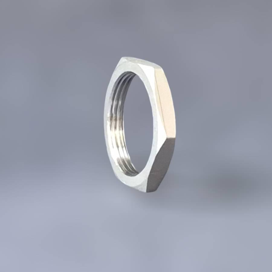 Контргайка муфтовая нержавеющая Ду40 1"1/2 н/ж сталь AISI304, резьба BSPP G1.5" Class 150 (PN20) - фото 10 Контргайка муфтовая нержавеющая Ду40 1"1/2 н/ж сталь AISI304, резьба BSPP G1.5" Class 150 (PN20) - фото 10