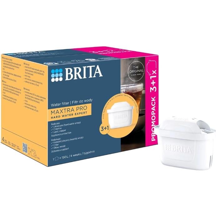 Комплект фильтров BRITA Maxtra Pro Hard Water Expert для жесткой воды 4 шт. (1051773) Комплект фильтров BRITA Maxtra Pro Hard Water Expert для жесткой воды 4 шт. (1051773)