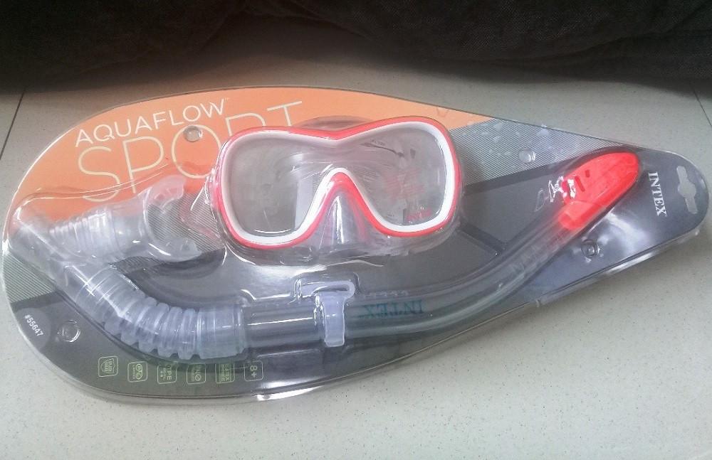 Набор для плавания Intex Aquaflow Sport прозрачная маска с трубкой от 8 лет Оранжевый (28443724) - фото 5 Набор для плавания Intex Aquaflow Sport прозрачная маска с трубкой от 8 лет Оранжевый (28443724) - фото 5