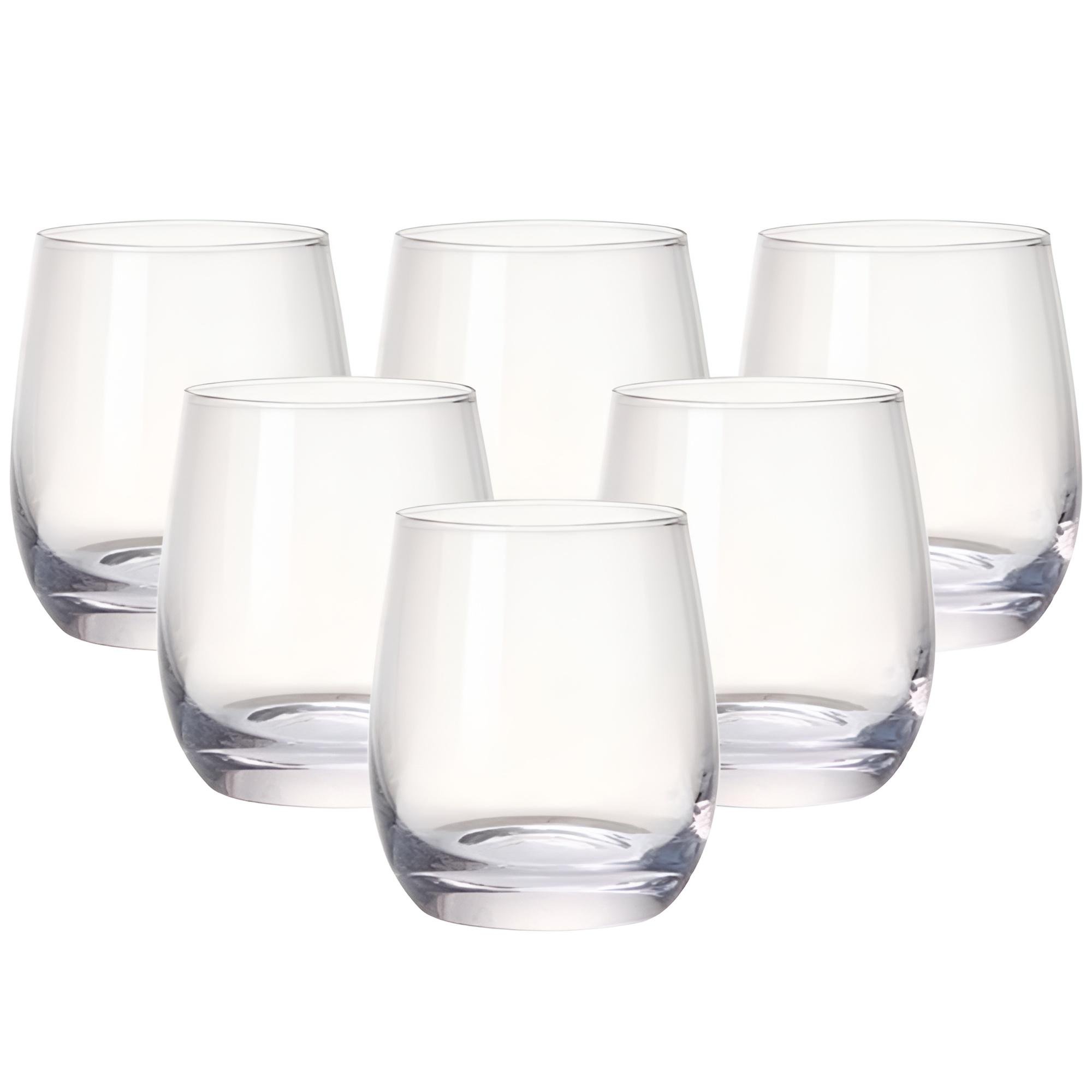 Набор стаканов Deli Glassware 6 штук по 350 мл Прозрачный (HP559) - фото 1