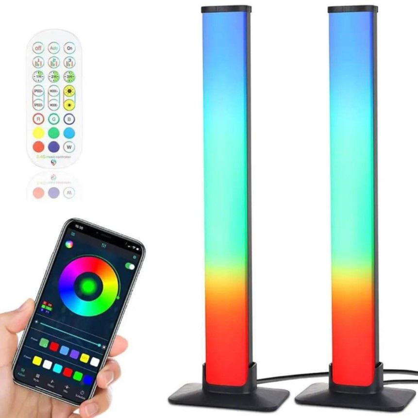 Набір ламп Desktop RGB світломузика на робочий стіл 25 см 2 шт. (546) - фото 2 Набір ламп Desktop RGB світломузика на робочий стіл 25 см 2 шт. (546) - фото 2