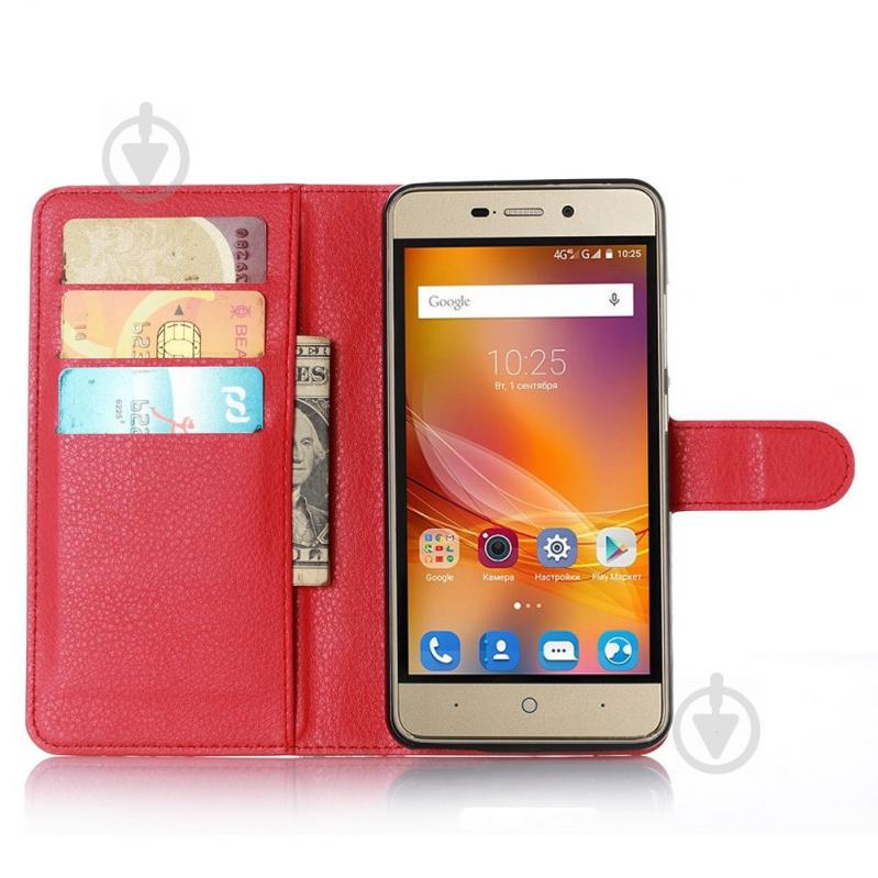 Чехол-книжка Litchie Wallet для ZTE Blade X3 Красный (arbc3700) - фото 2