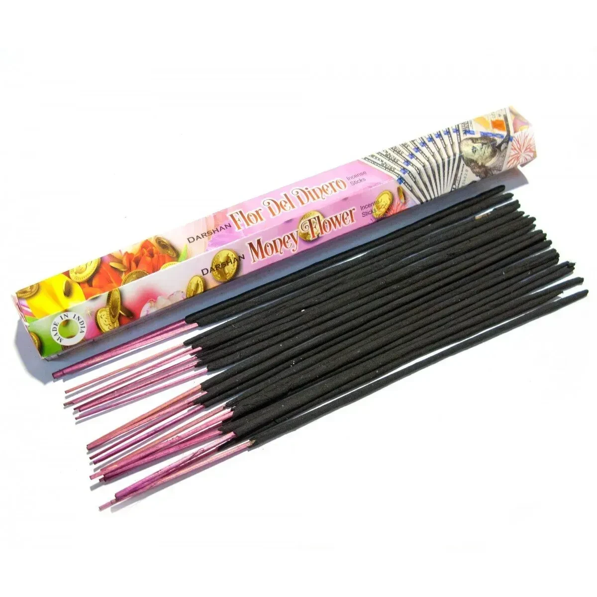 Аромапалочки угольные Darshan Money Flower Денежный букет 20 шт.