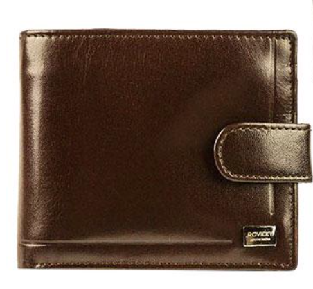 Кошелек мужской кожаный ROVICKY CPR-022-BAR-6385 Brown