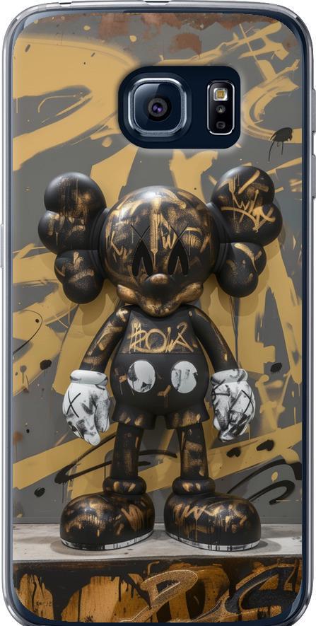 Чехол на Samsung Galaxy S6 G920 Bronze kaws (6097t-80-42517)