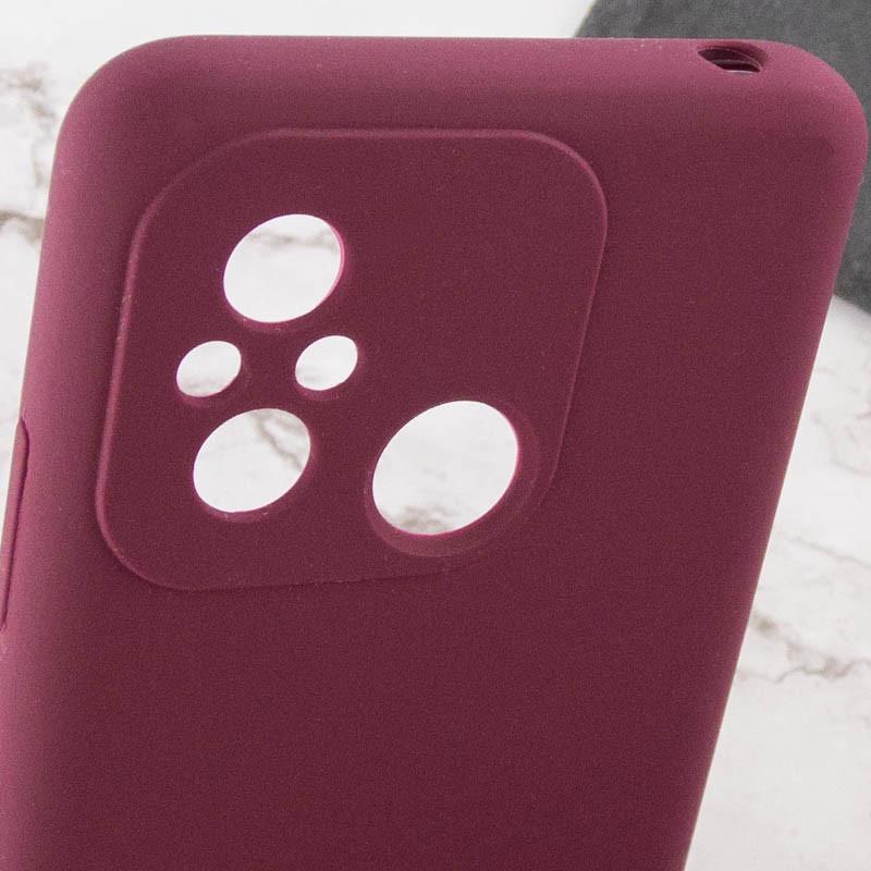 Протиударний Чохол Silicone Cover Lakshmi Full Camera (AAA) для Xiaomi Redmi 12C Бордовий / Plum - фото 6