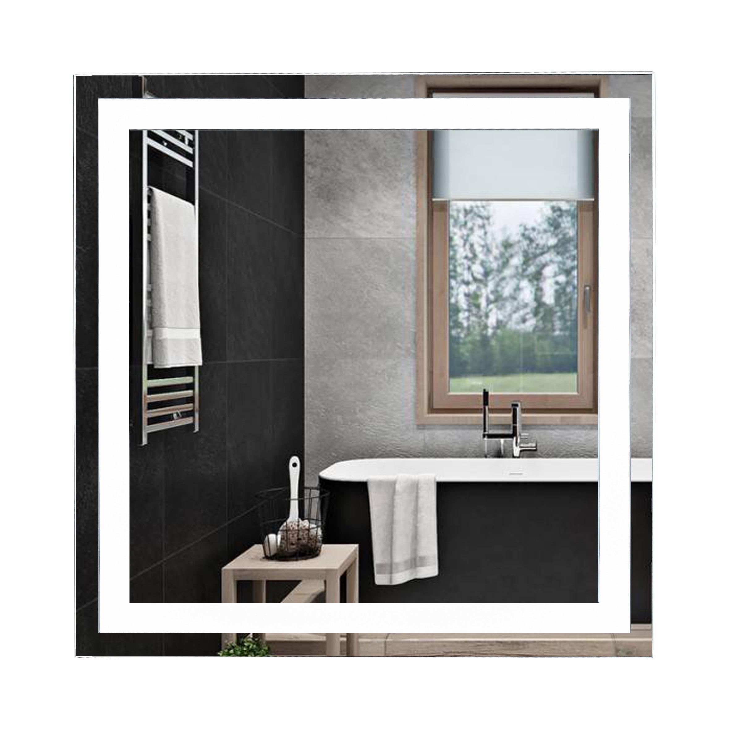 Зеркало UNIO MRR-01 SQR-AA 800x800 мм LED FL (000026927)