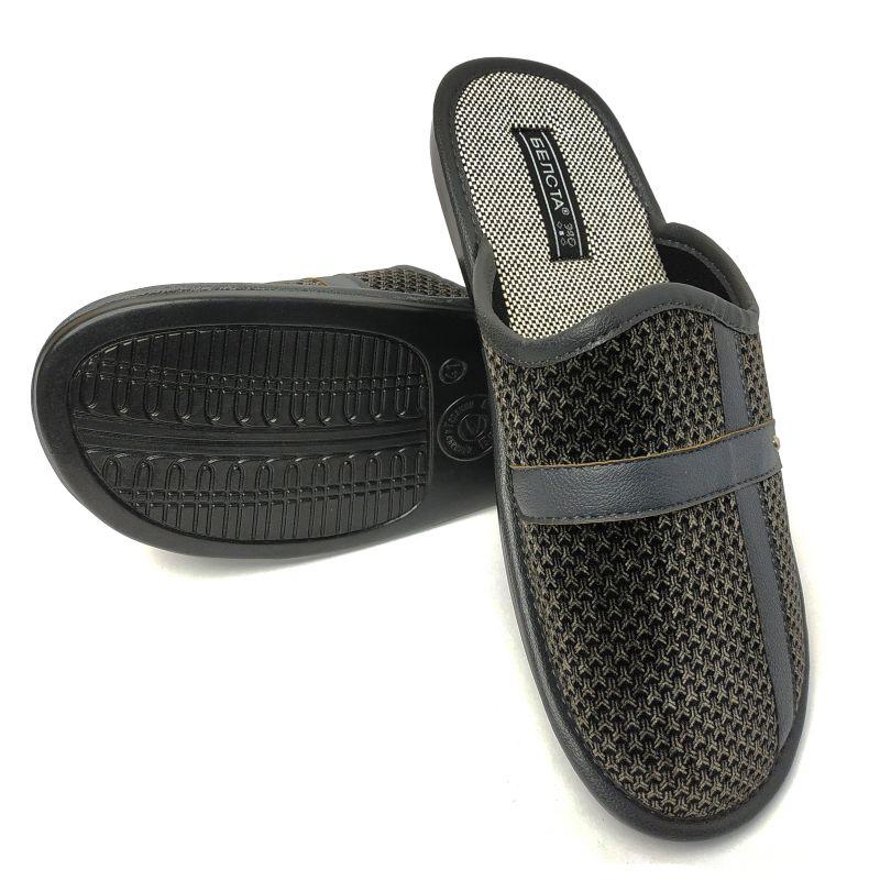 Тапочки домашние мужские БЕЛСТА с закрытым носком 519 p. 43 27,5 см Серый