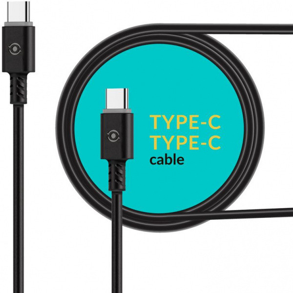 Кабель Piko CB-TT11 USB Type-C-USB Type-C 1,2 м Black (1283126504105) - фото 1