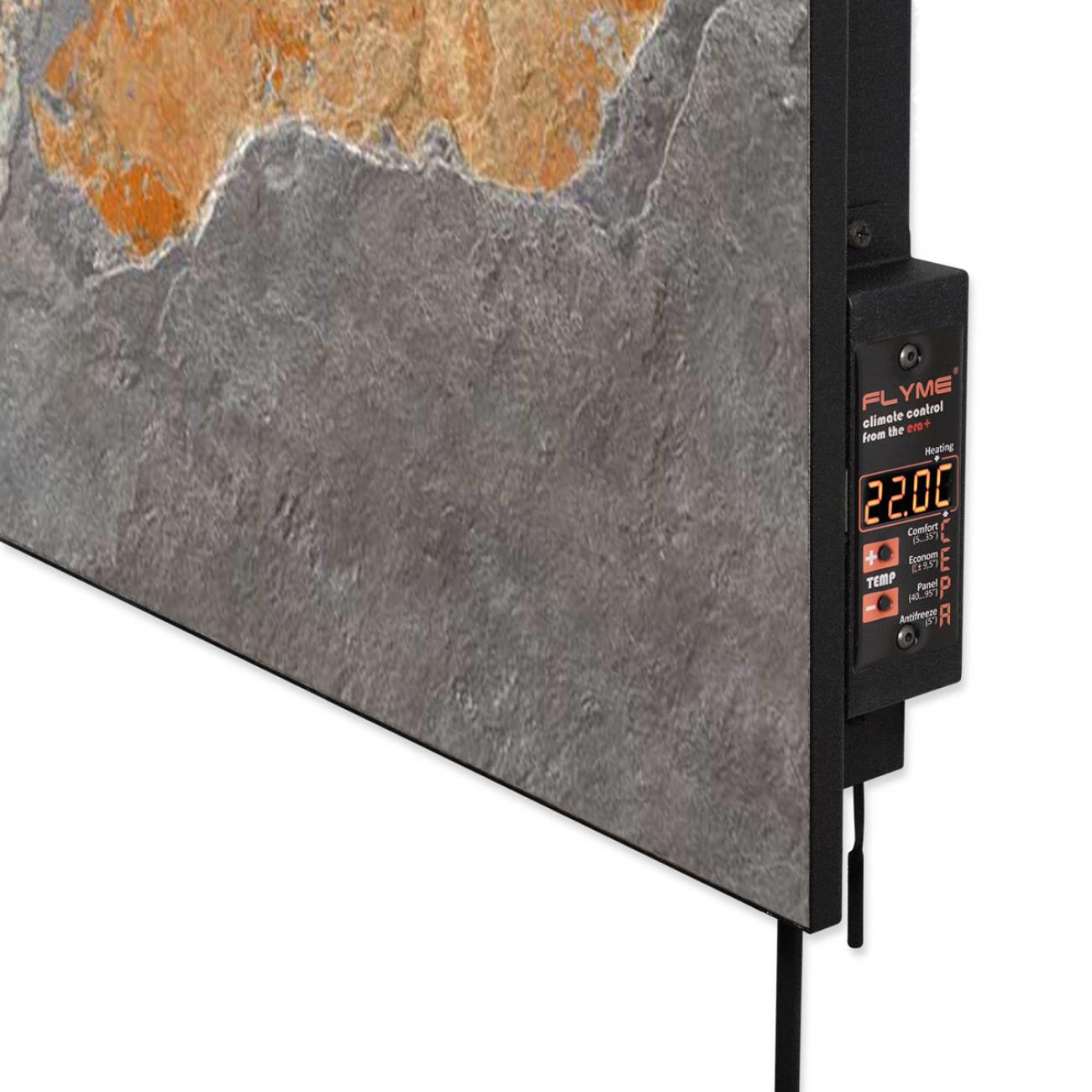 Обогреватель керамический ERAFLYME 600P инфракрасный с программатором и конвекцией Сланець (C600PB-SI) - фото 4