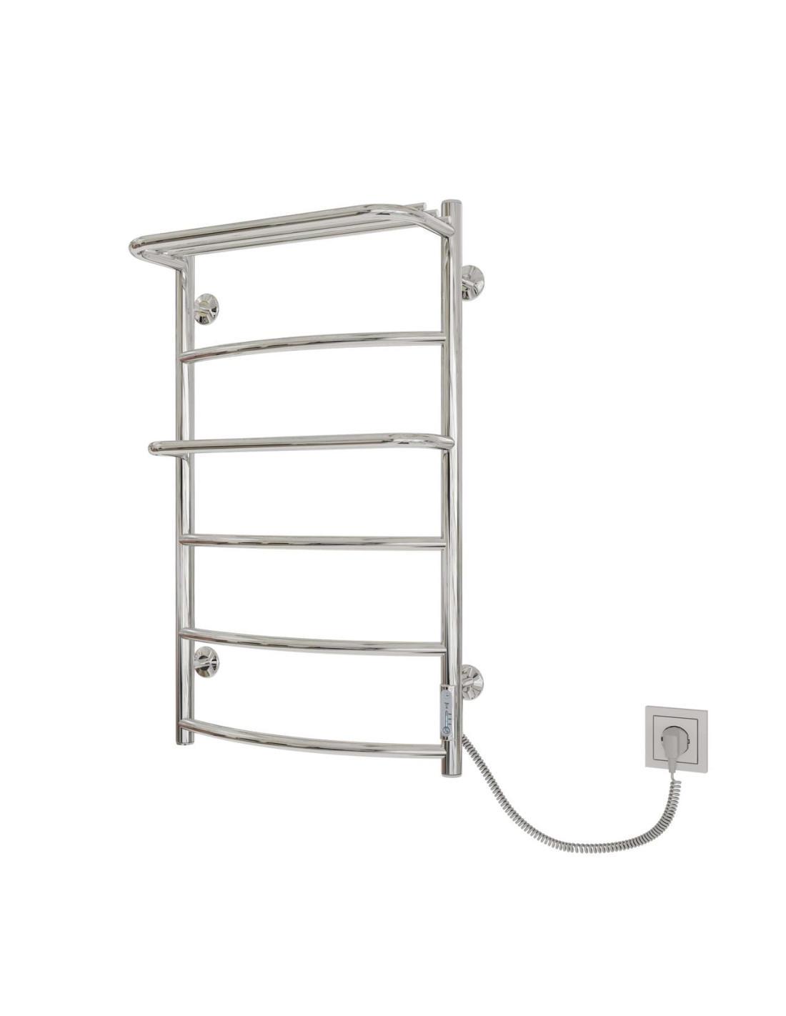 Полотенцесушитель KOSSER Каскад с полкой 800х500 мм/6 ER (KSR-ДКп02ER)