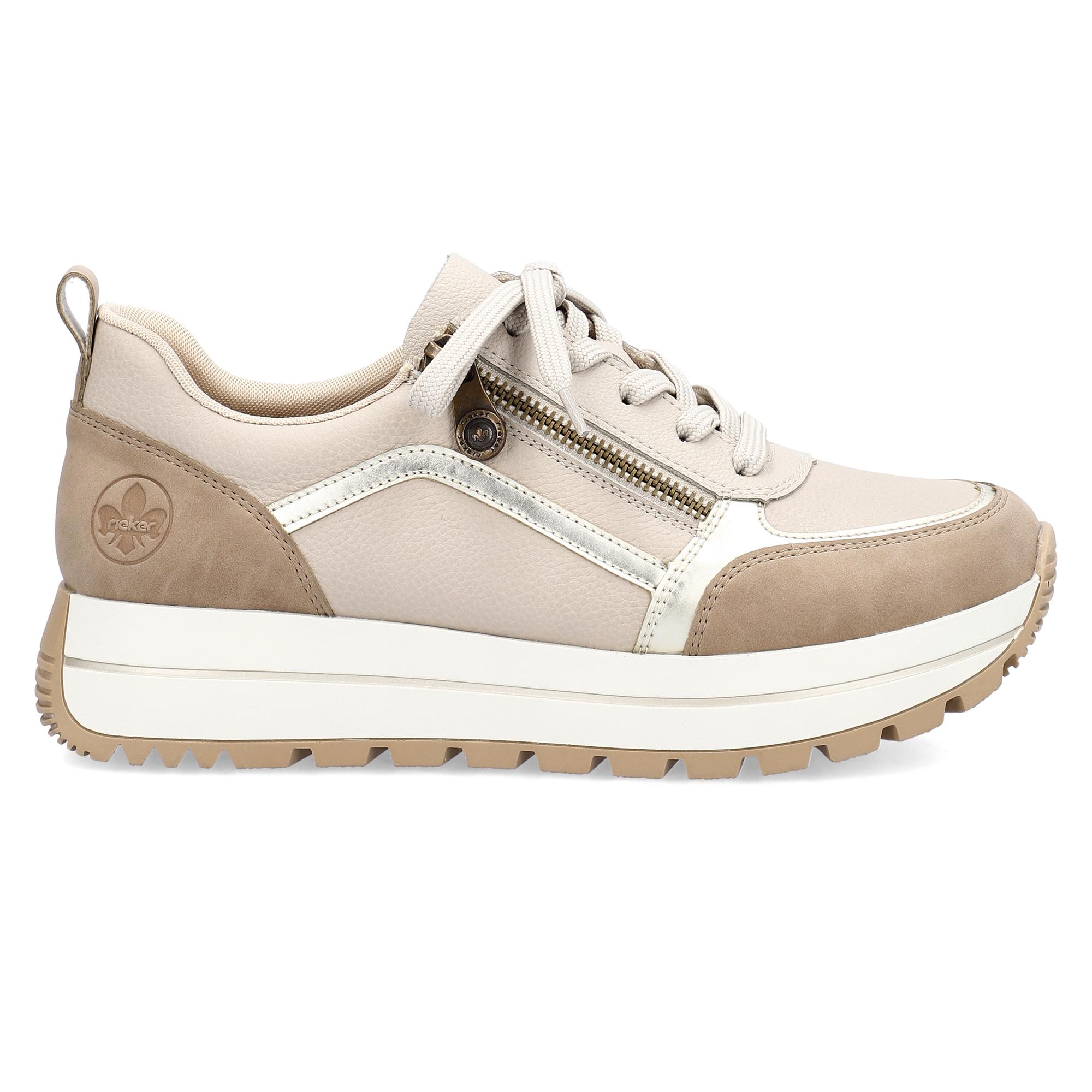 Кроссовки осенние женские RIEKER р. 40 Бежевый (035546-40) - фото 11 Кроссовки осенние женские RIEKER р. 40 Бежевый (035546-40) - фото 11