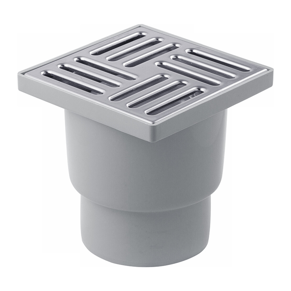 Трап с вертикальным выходом ANIplast 110 мм с нержавеющей решеткой 15х15 см TА1212EU (CV013762)