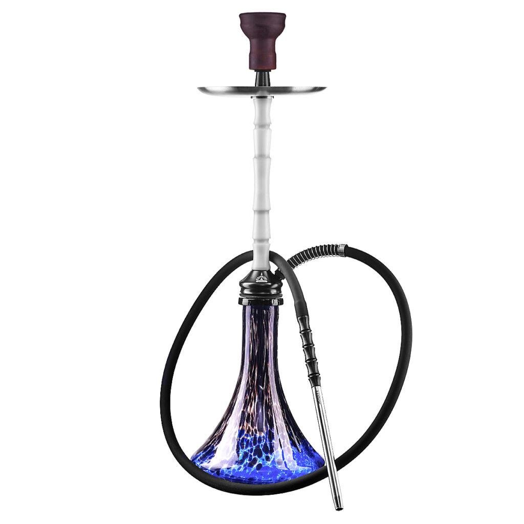 Кальян Rainbow Hookah 2.0 White с колбой XL Blue Black (275-192-119) - фото 1