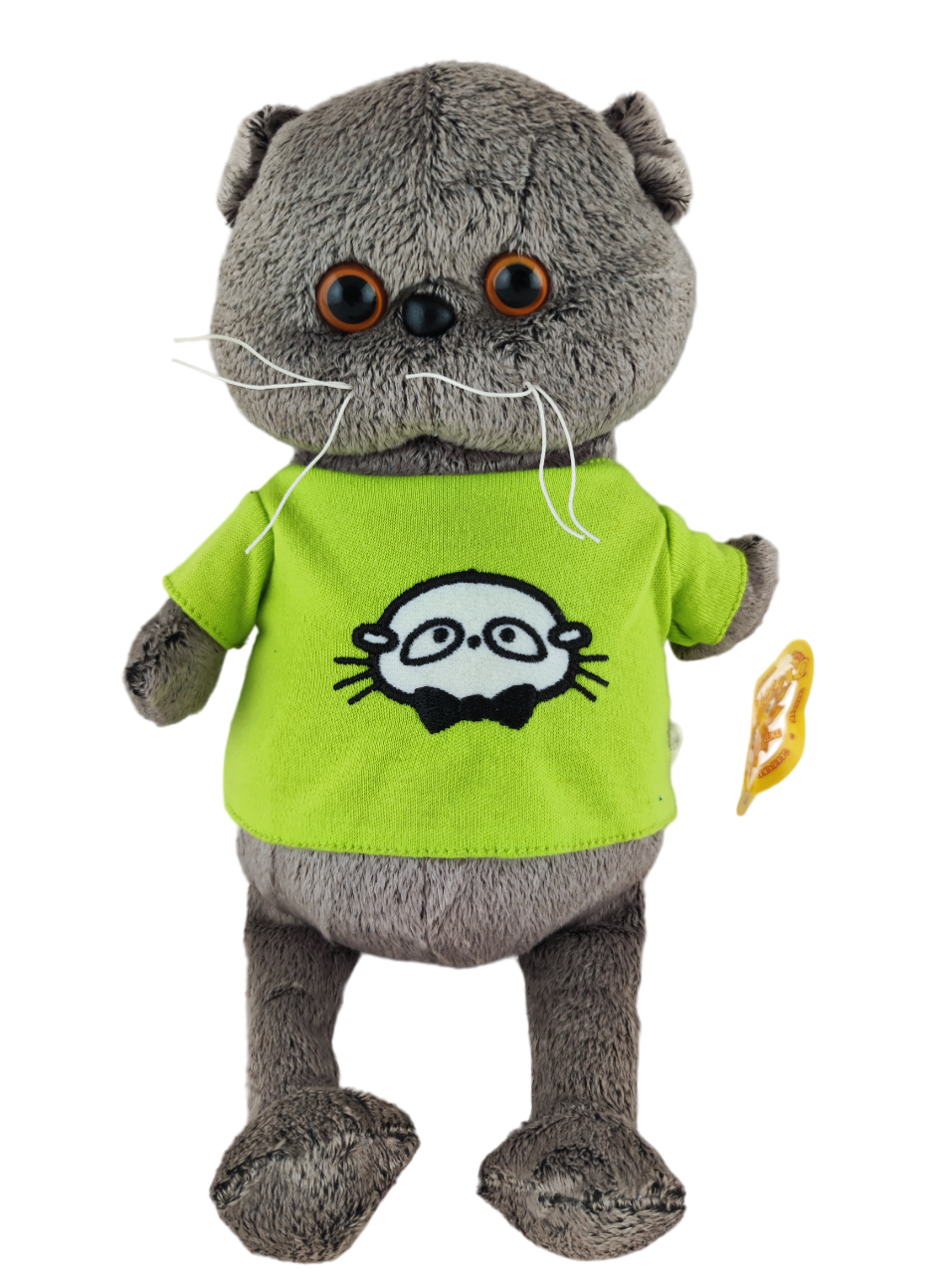 М'яка іграшка Кіт Басик у зеленій футболці 25 см (000029) М'яка іграшка Кіт Басик у зеленій футболці 25 см (000029)