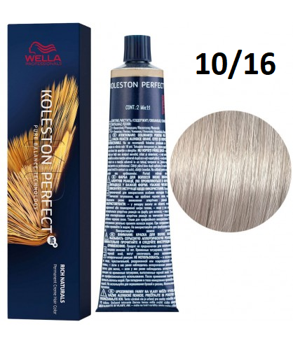 Фарба для волосся Wella Professionals Koleston Perfect ME+Rich Naturals 10/16 Hell-lichtblond asch-violet 60 мл - фото 2