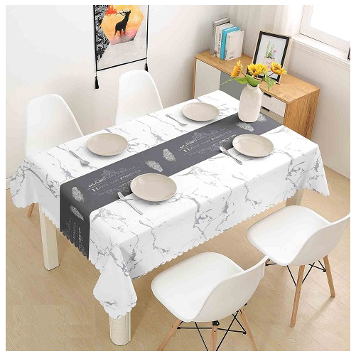 Клеенка на стол с защитной пленкой Stenson Eternity MA-4344 1,37х20 м