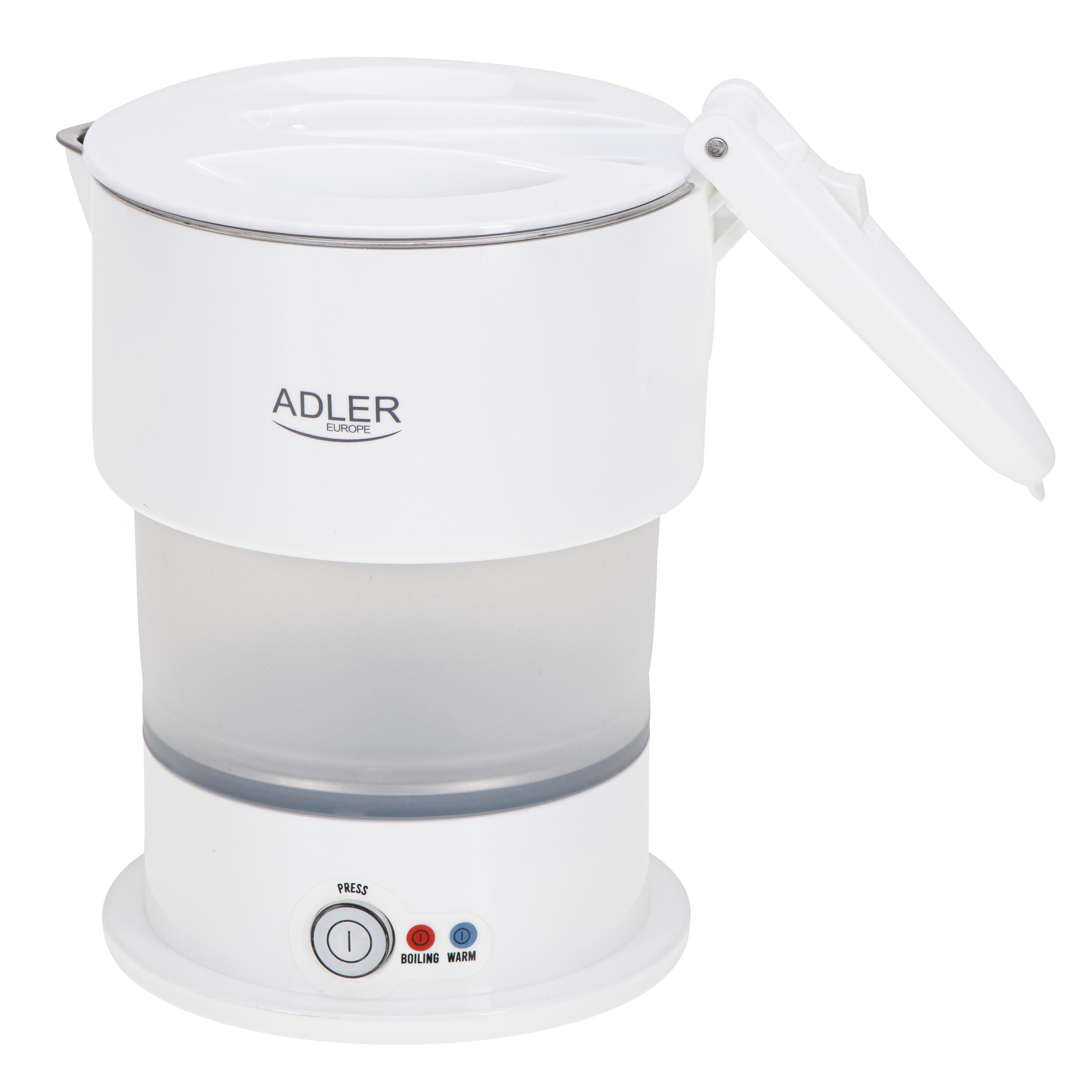 Чайник силиконовый Adler туристический 0,6 л White (AD1377w)