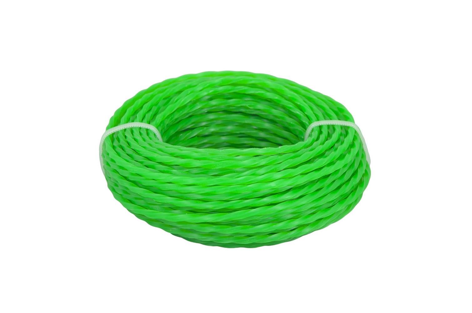 Волосінь для тримера MasterTool квадратна кручена 3 мм х 15 м (19-1230)