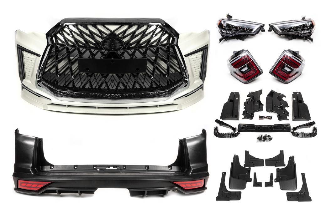 Комплект рестайлинг обвесов GBT для Toyota 4Runner 2009-2024 гг. abs-пластик Под покраску
