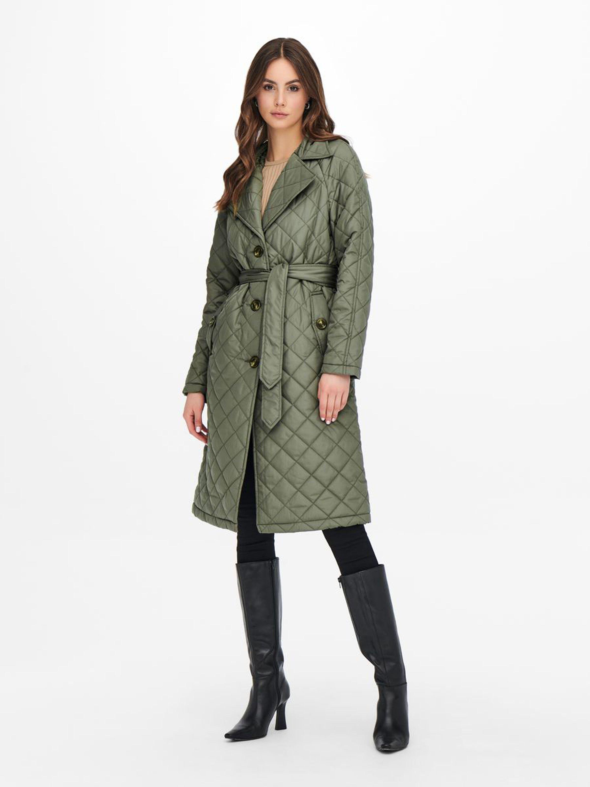 Куртка-пальто женская Only 15211464 M Хаки