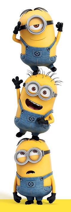 Постер плакат Гадкий Я 3 Миньона/Despicable Me 3 Minions 53x158 см