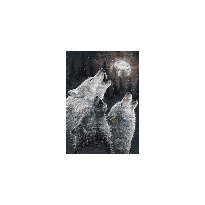 Набір для вишивки хрестиком Dimensions 35203 In Harmony Wolves (255) Набір для вишивки хрестиком Dimensions 35203 In Harmony Wolves (255)