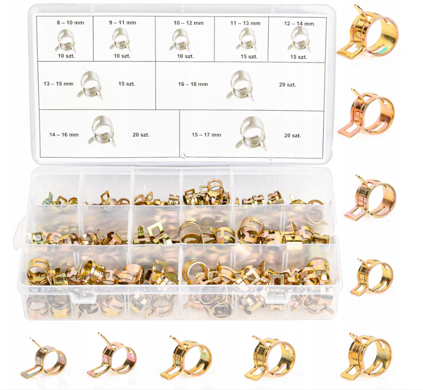 Набор хомутов пружинных Falon-Tech универсальные (23133384) - фото 5 Набор хомутов пружинных Falon-Tech универсальные (23133384) - фото 5