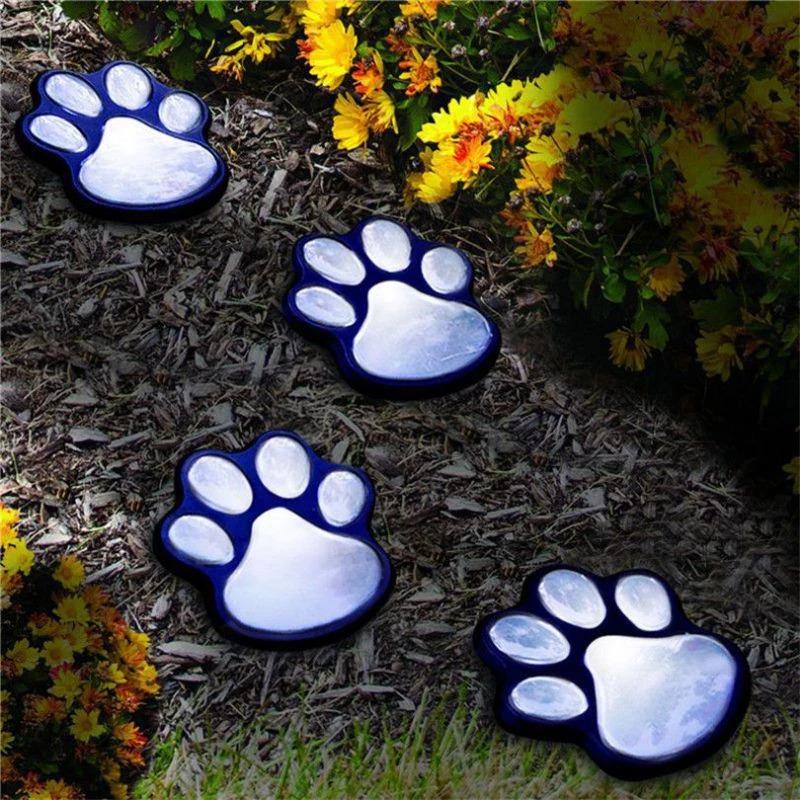 Уличный светильник Solar Paw Print Lights IP65 на солнечной батарее 8 шт. - фото 4