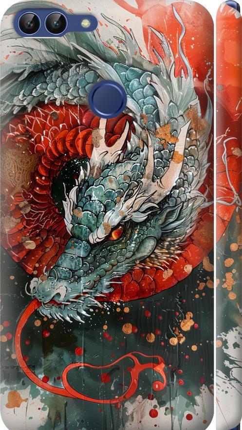 Чехол на Huawei P Smart Стихия огня (6101m-1346-42517)