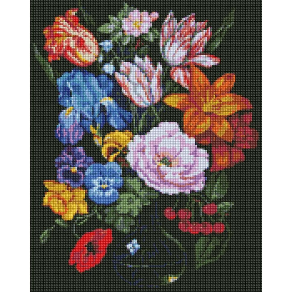 Алмазная мозаика Идейка Букет с вишнями 40x50 см (AMO7467)