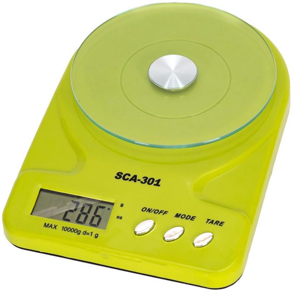 Ваги кухонні 7 кг 1 г Yellow (SCA-301) - фото 1 Ваги кухонні 7 кг 1 г Yellow (SCA-301) - фото 1