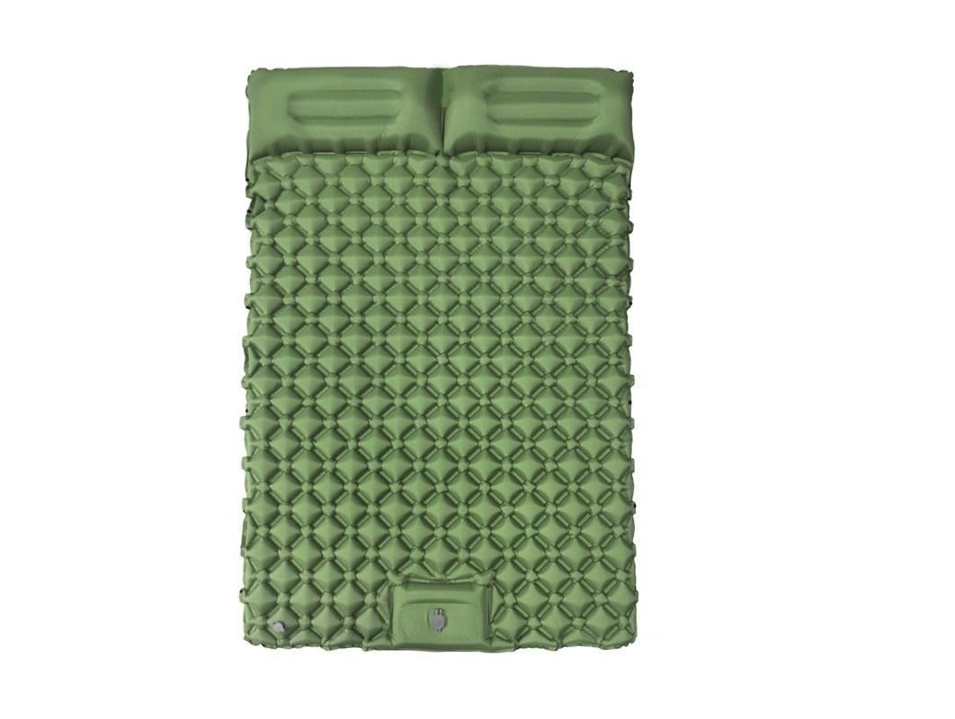 Матрас надувной туристический NMN-207 190х120х5 см Зеленый (17554)