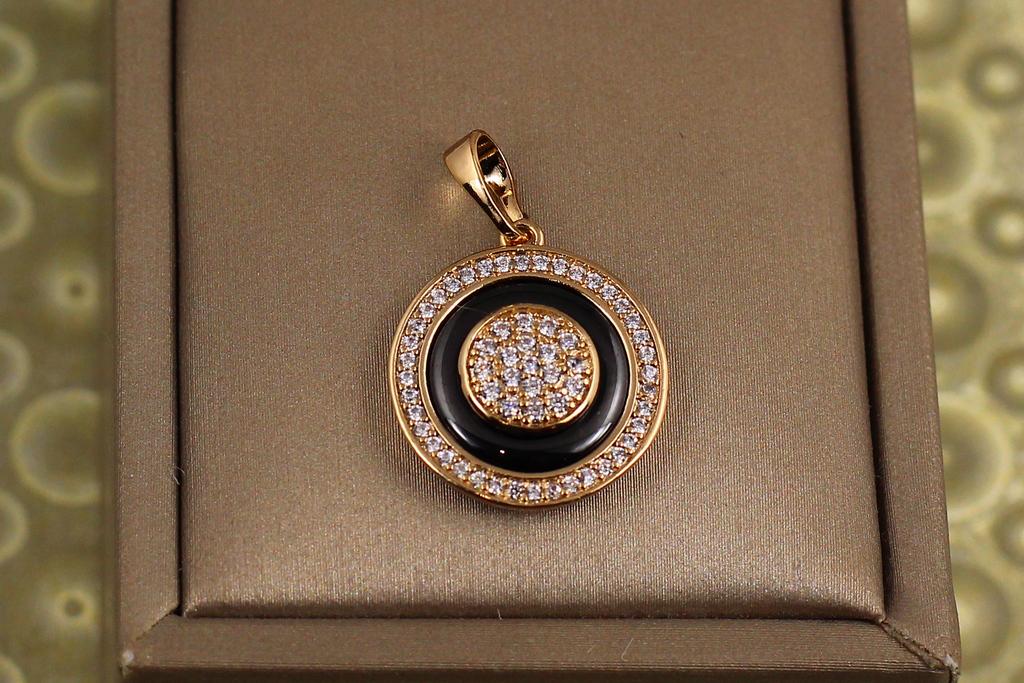 Кулон Xuping Jewelry эхо в полночь 1,7 см Золотистый (34179540)