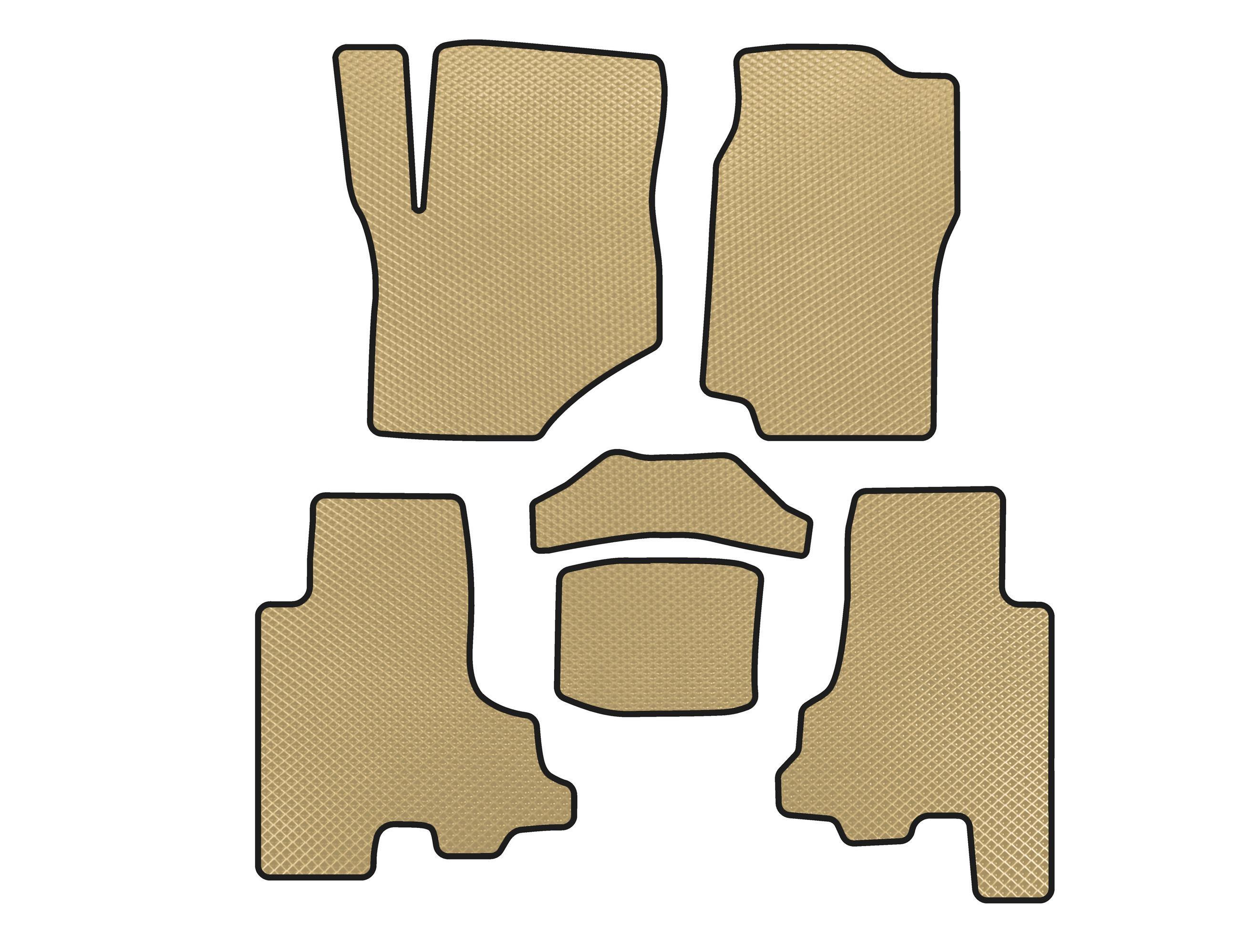 Коврики Digital Designs EVA для Chevrolet Trailblazer 2002-2012гг. этилвинилацетат Бежевый (138528)