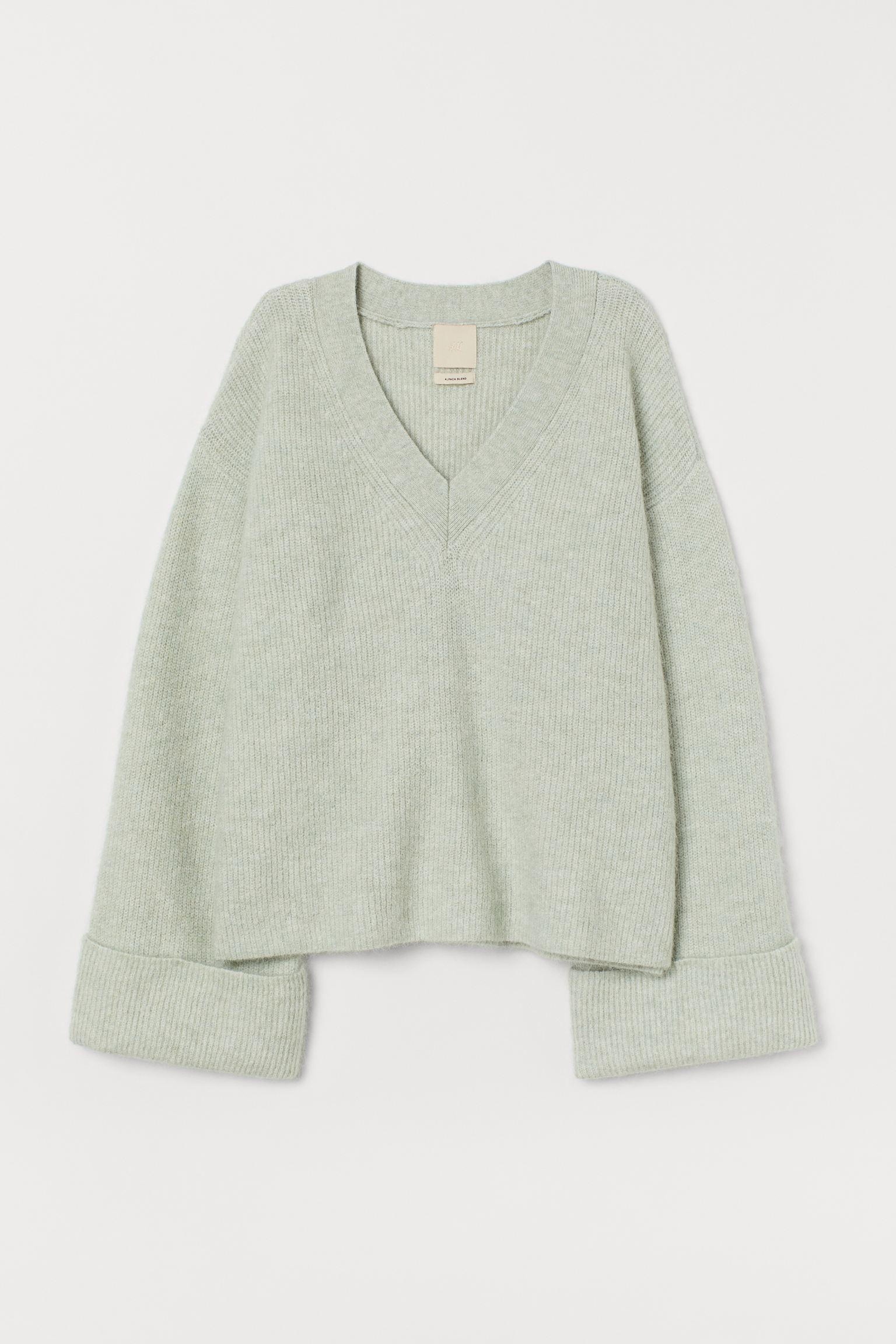 Джемпер H&M L Бледно-зеленый (27087890870)