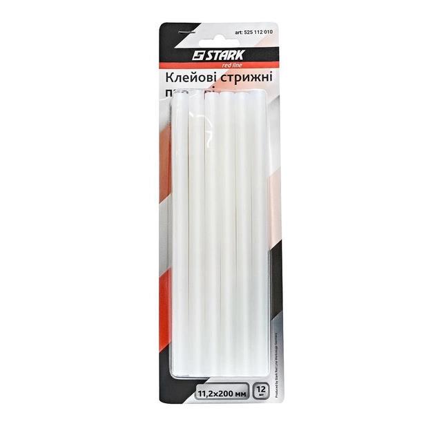 Клеевые стержни Stark 11,2x200 мм 12 шт. Прозрачный (525112010)