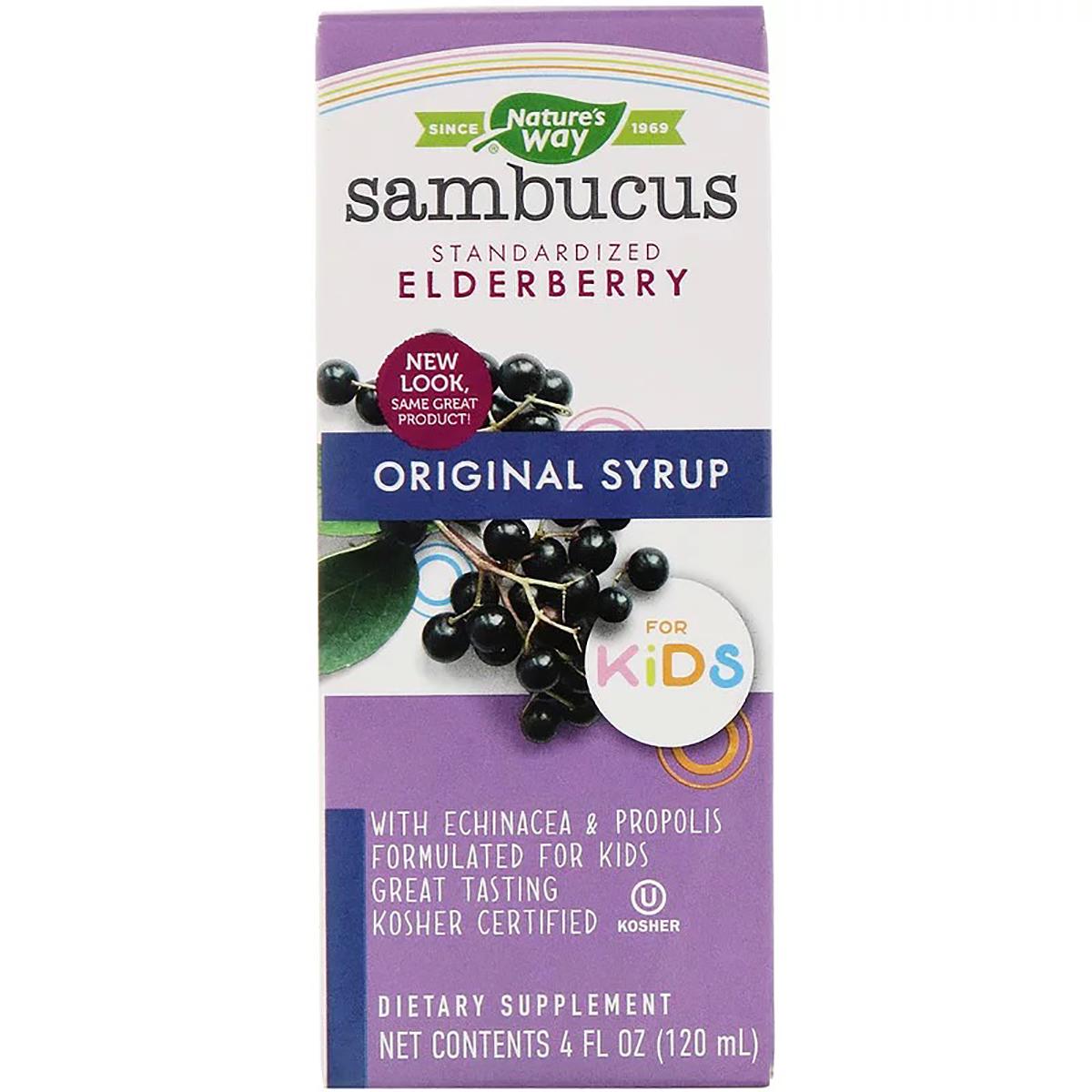 Чорна бузина для дітей Nature's Way Sambucus For Kids 120 мл (NWY06973)