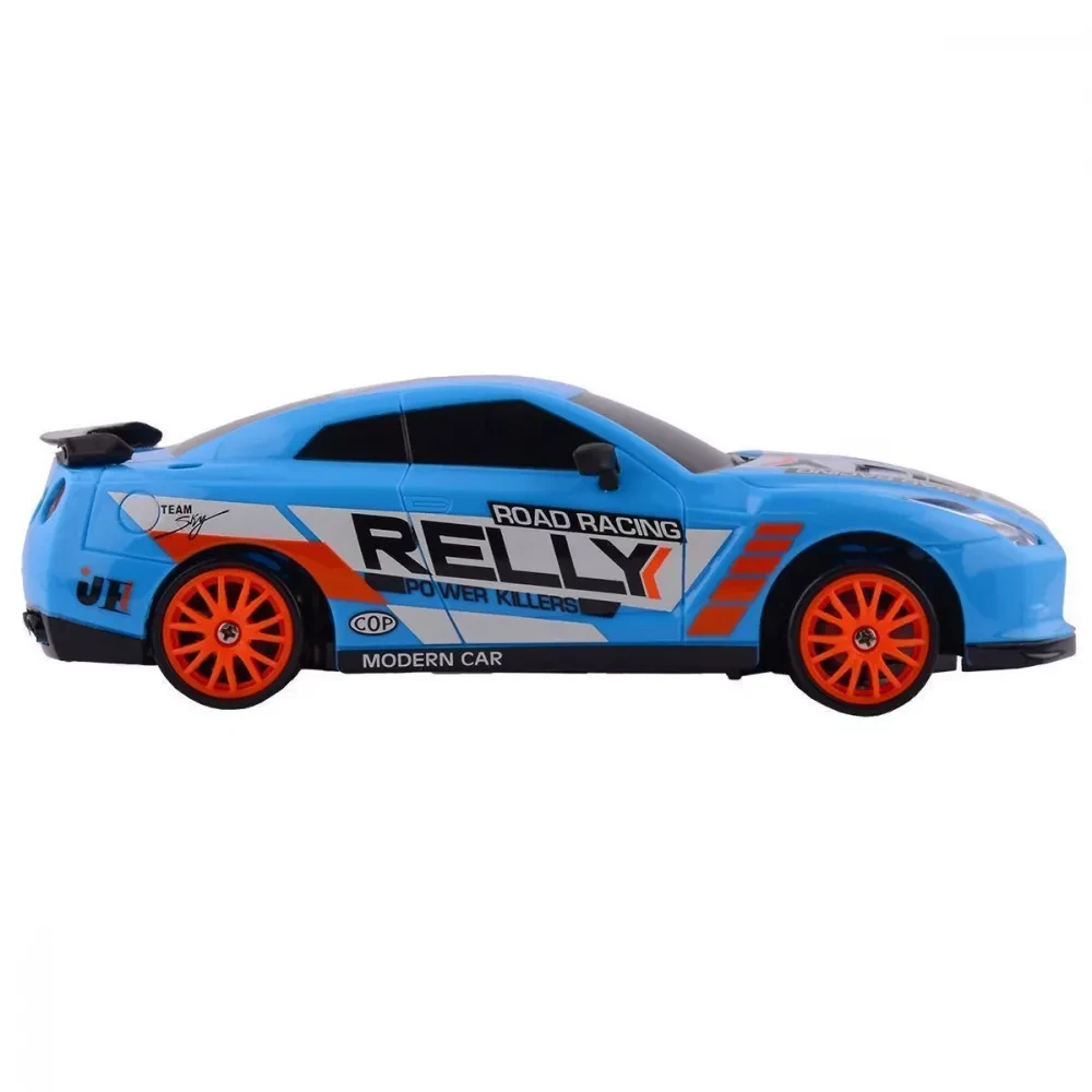 Машинка для дрифта на радиоуправлении Rally Series Nissan Голубой (GT-R 4WD)