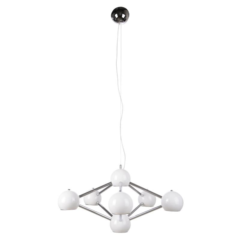 Люстра подвес прованс молекула лофт Brille BL-317S/7 E14 WH